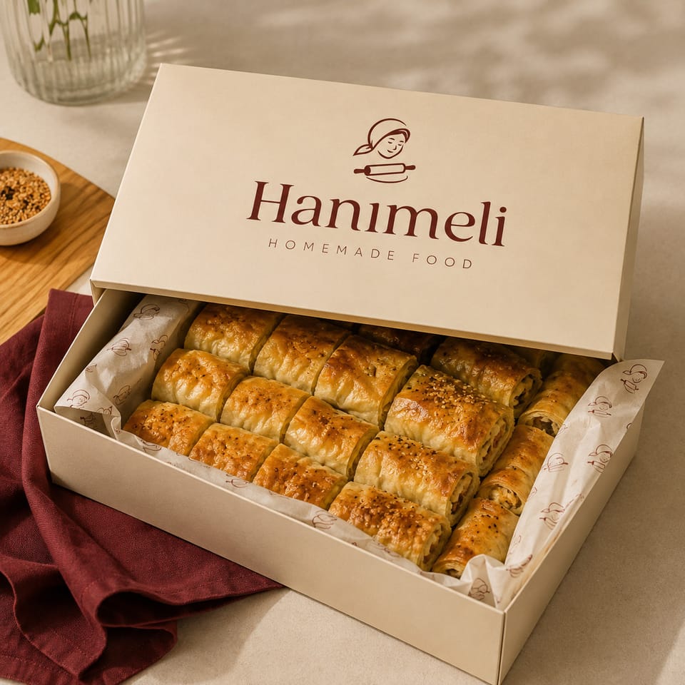 A box of homemade baklava