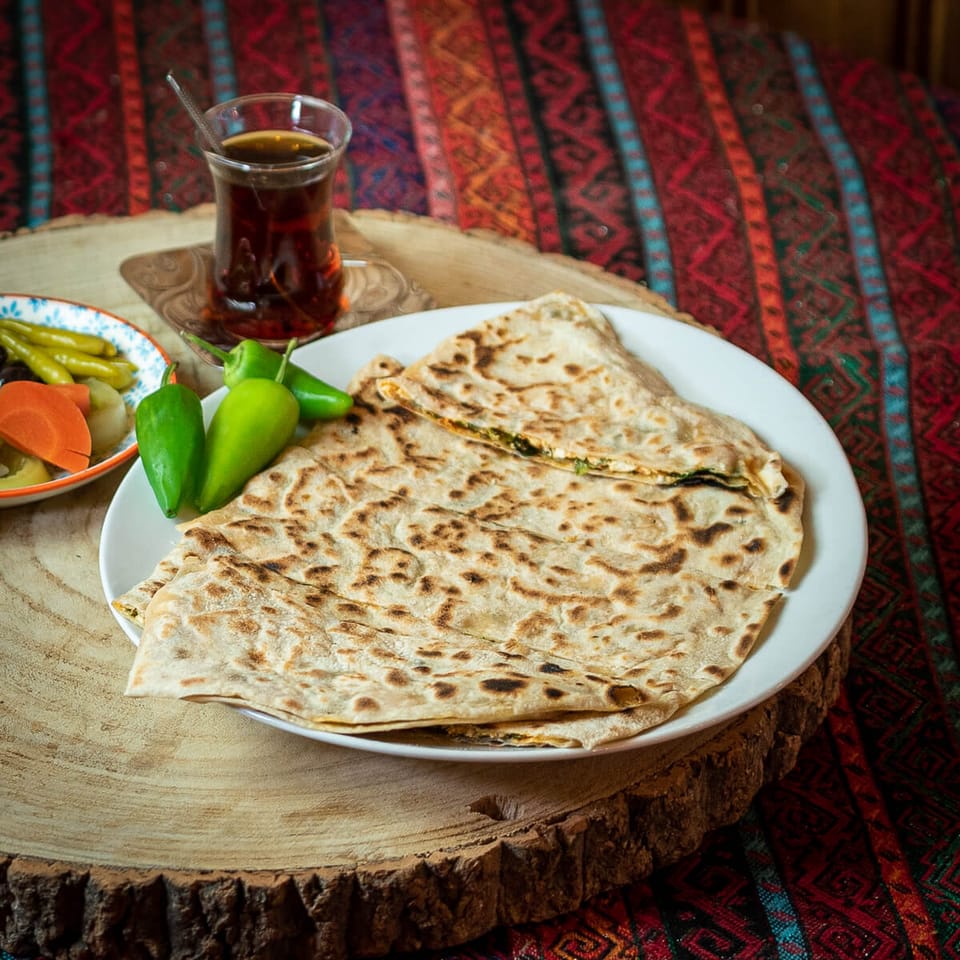Gözleme — Hand-rolled flatbread, filled to order