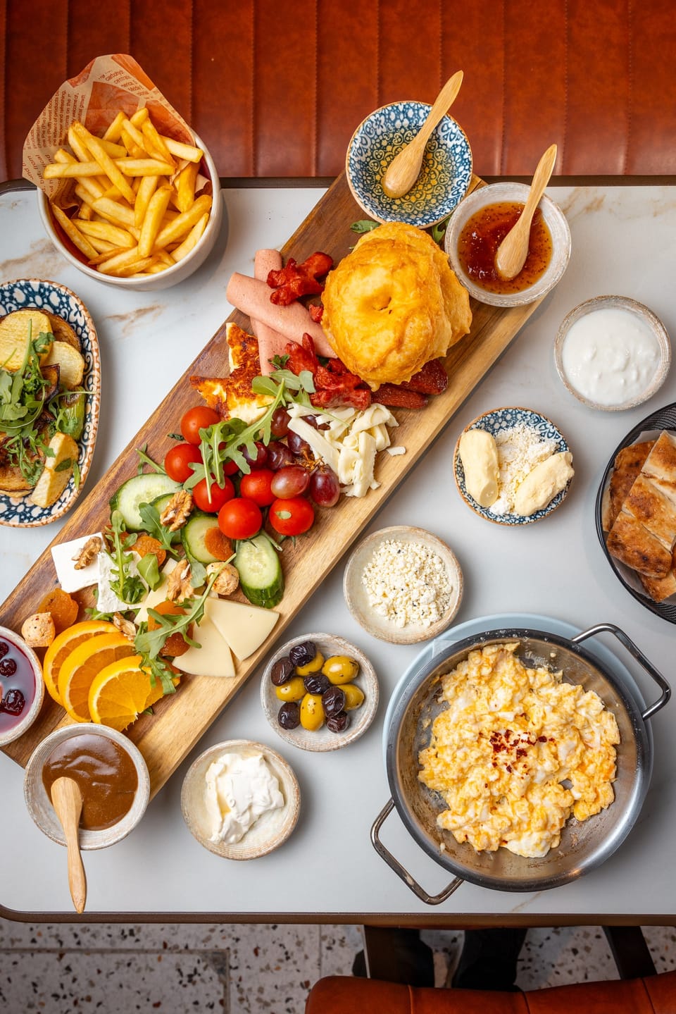 Serpme Kahvaltı — The full Turkish breakfast for two